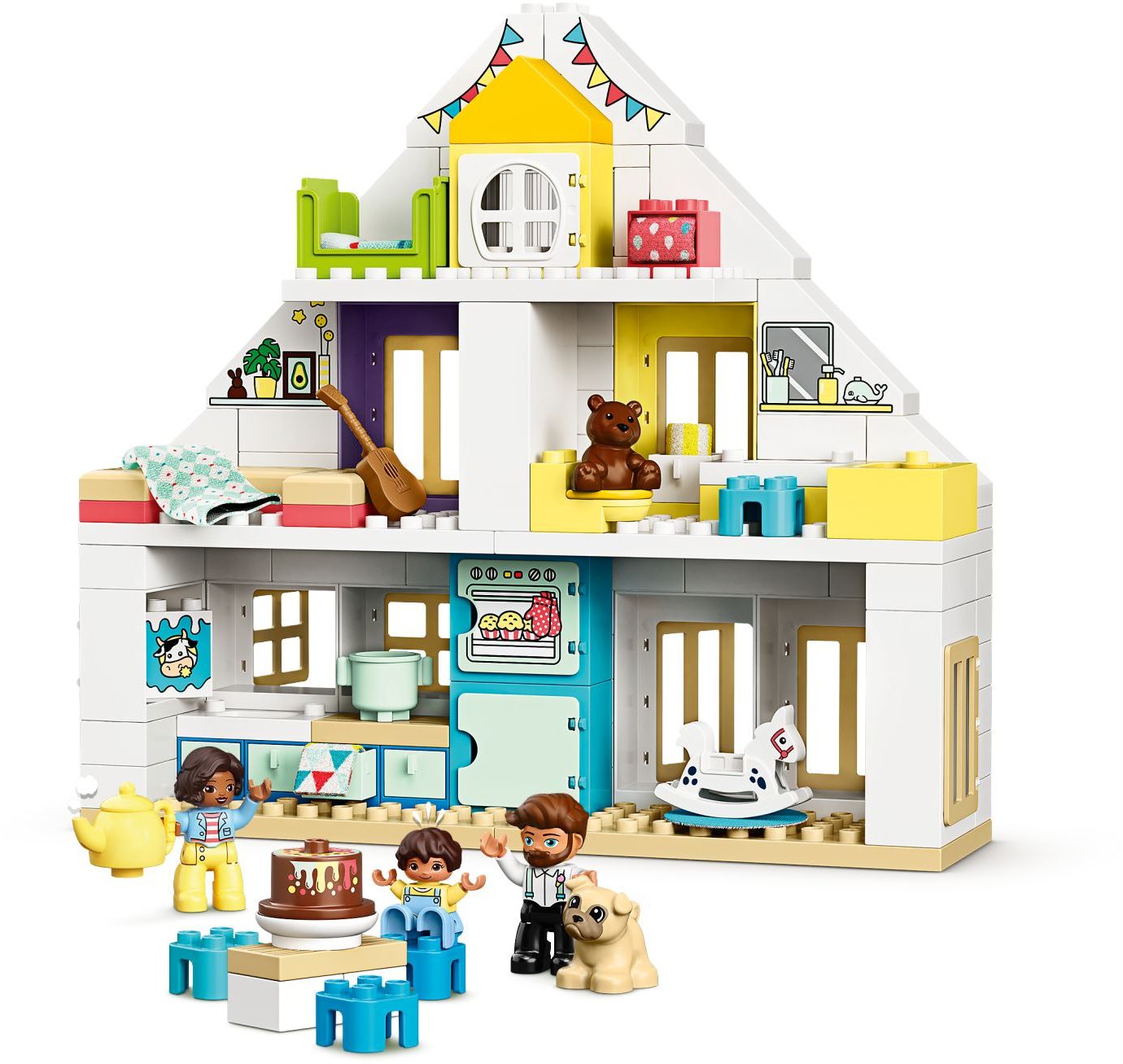 LEGO 10929 Modular Playhouse 3-in-1 Dollhouse Toddler Toy - SuperSaverAU - view 2