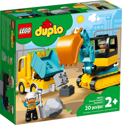 LEGO DUPLO 10931 Truck and Tracked Excavator- Auzzi Store