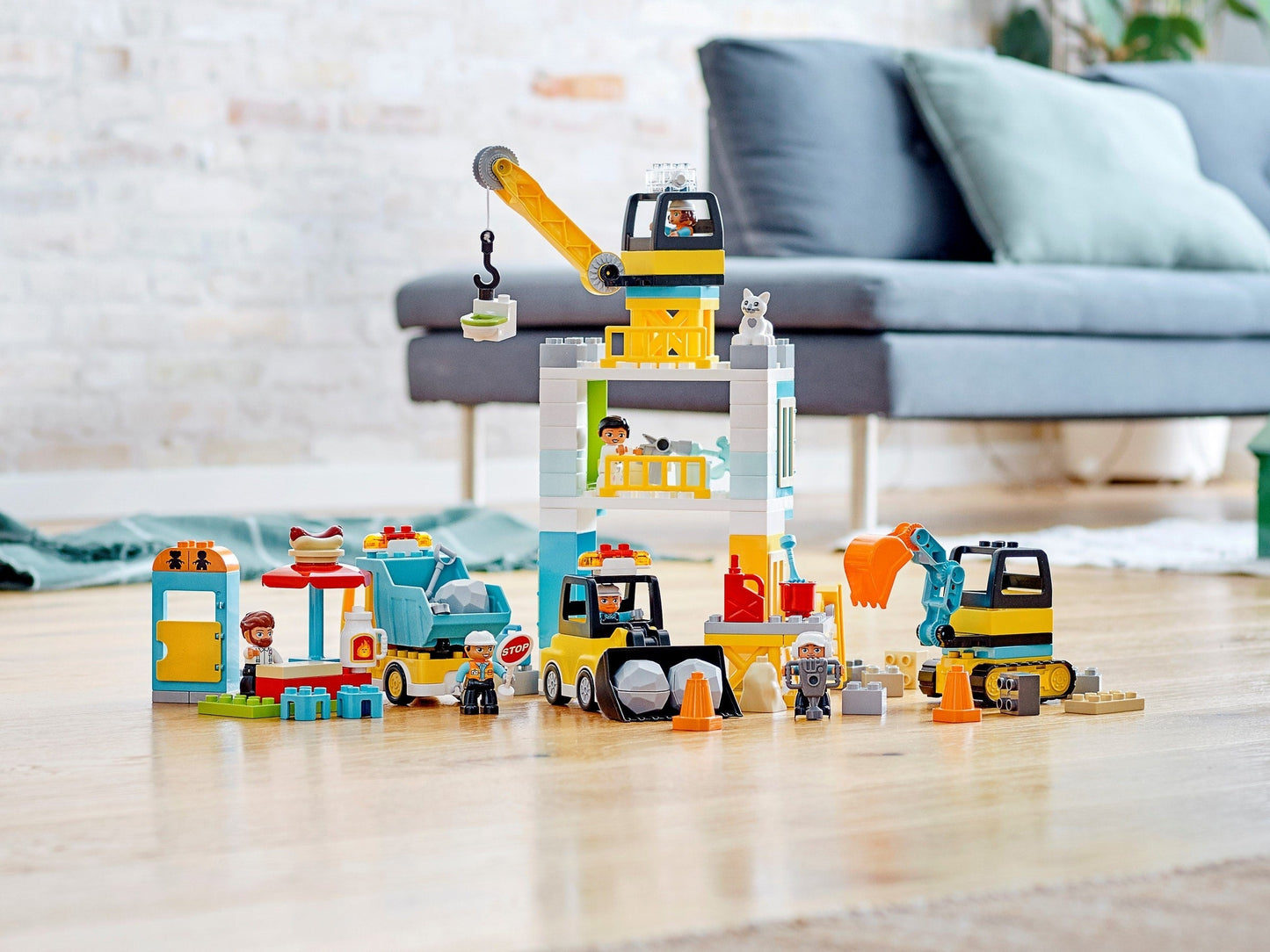 LEGO 10933 DUPLO Tower Crane & Construction Playset