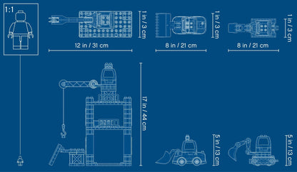 LEGO 10933 DUPLO Tower Crane & Construction Playset
