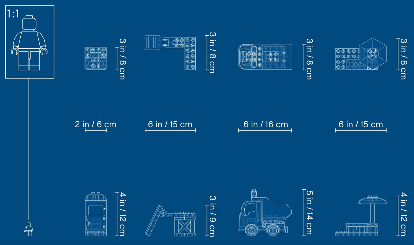 LEGO 10933 DUPLO Tower Crane & Construction Playset