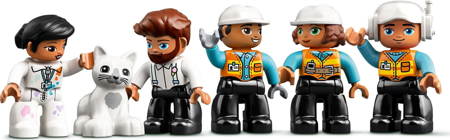 LEGO 10933 DUPLO Tower Crane & Construction Playset