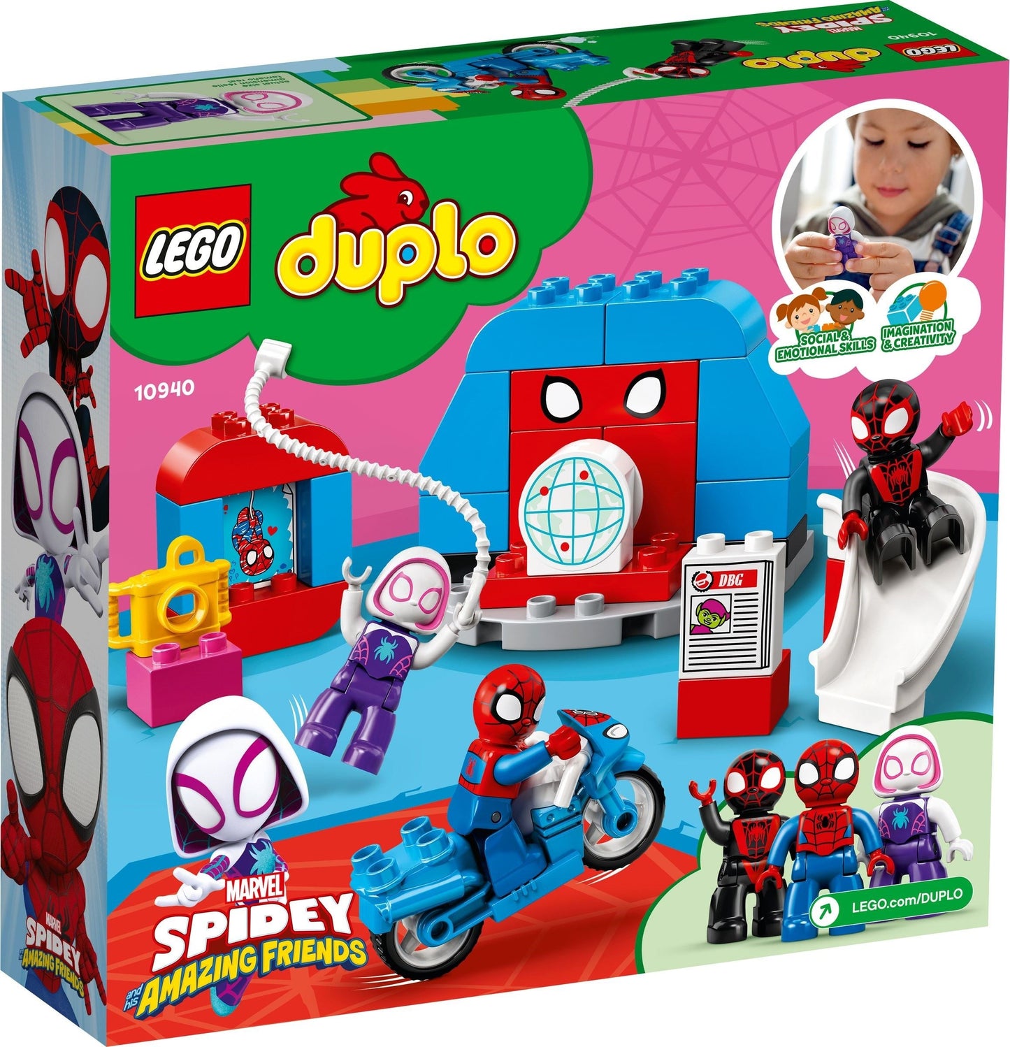 LEGO 10940 DUPLO Marvel Spider-Man Headquarters Playset