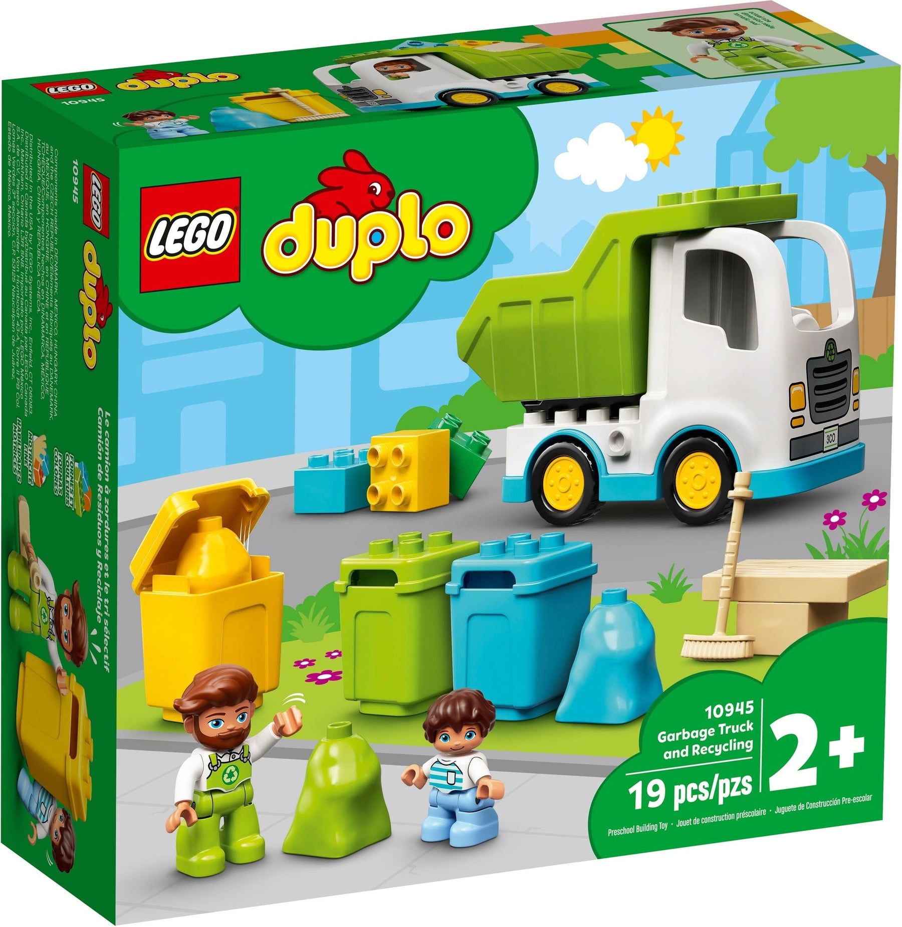 LEGO 10945 DUPLO Garbage Truck & Recycling Playset - SuperSaverAU - view 1