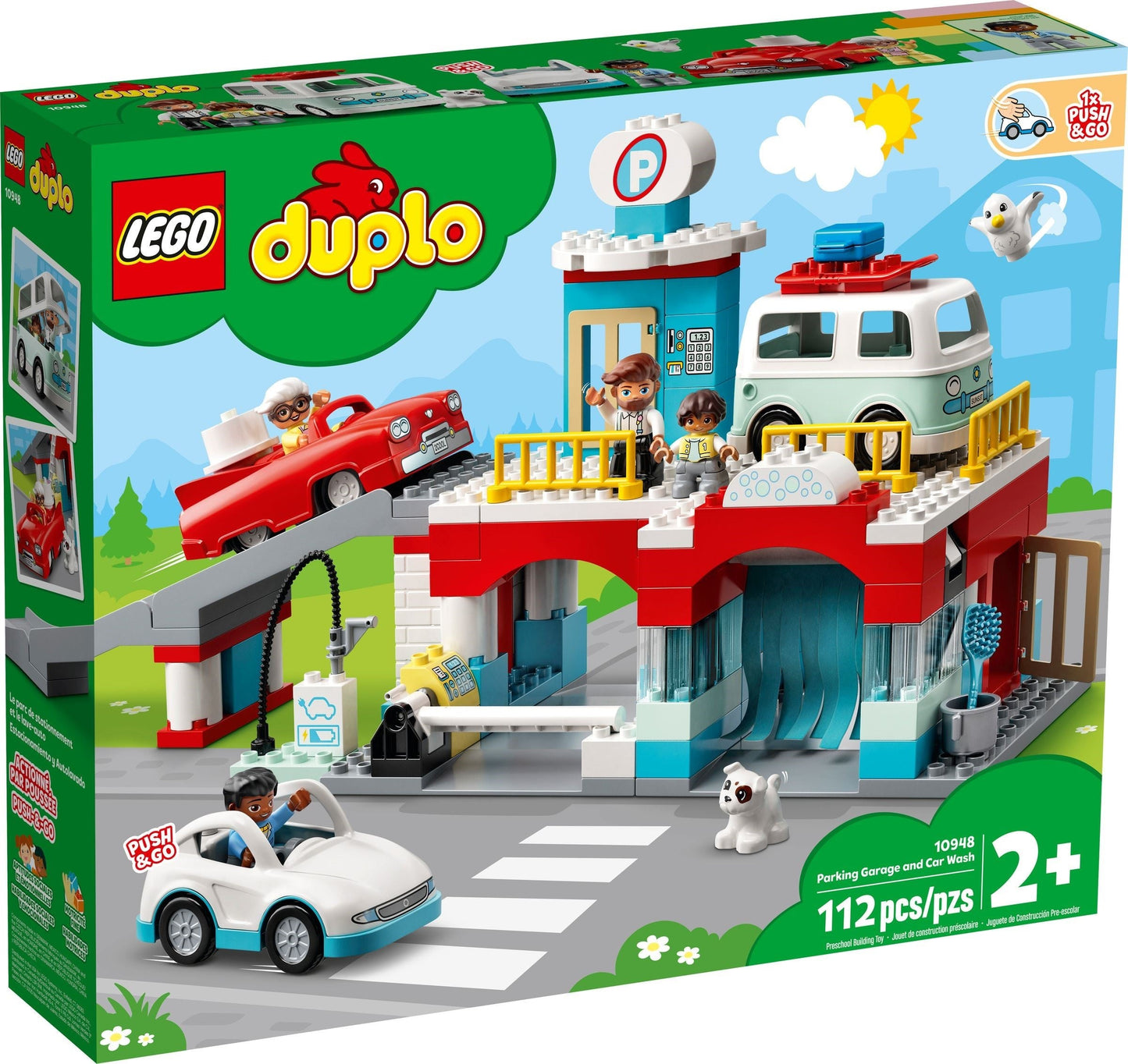 LEGO 10948 DUPLO Town Car Wash & Parking Garage Playset