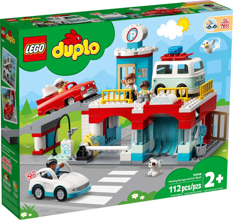 LEGO 10948 DUPLO Town Car Wash & Parking Garage Playset - SuperSaverAU - view 1