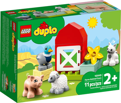 LEGO 10949 DUPLO Farm Animal Care Playset for Toddlers