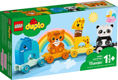 LEGO 10955 DUPLO My First Animal Train Toy for Toddlers