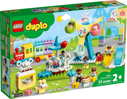 LEGO 10956 DUPLO Town Amusement Park - Funfair Playset for Toddlers