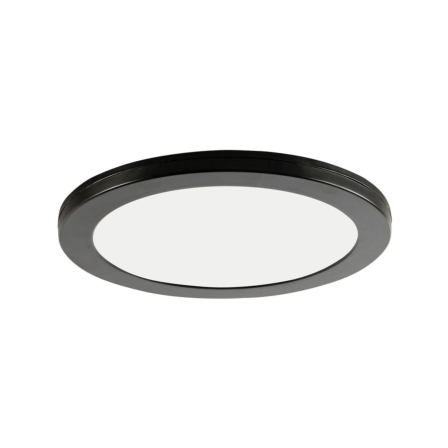 Brilliant Calle 30cm 24W Tri-Colour Black LED Oyster Ceiling Light Plug-In DIY Surface Mounted 22316/06