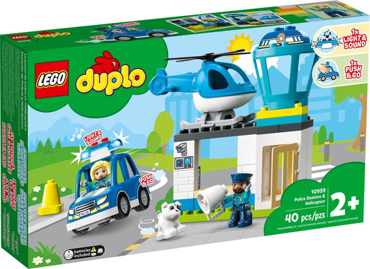 Lego Duplo 10959 Police Station & Helicopter- Auzzi Store