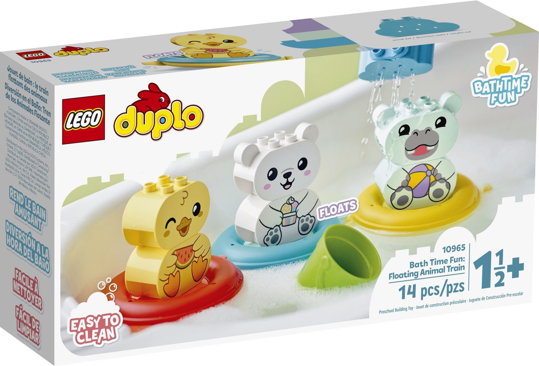 LEGO 10965 DUPLO Bath Toy Floating Animal Train - SuperSaverAU - view 1