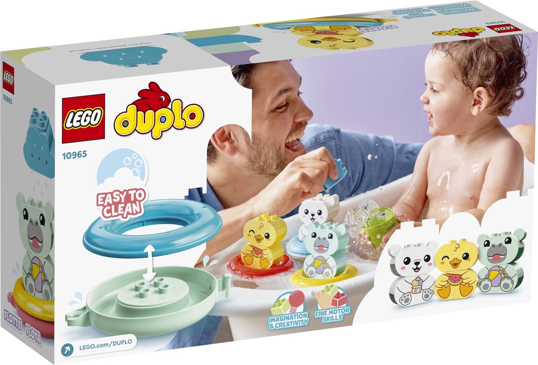 LEGO 10965 DUPLO Bath Toy Floating Animal Train - SuperSaverAU - view 4