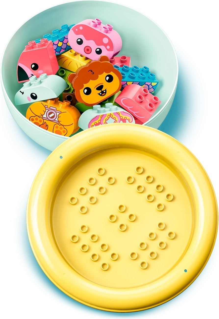 LEGO 10966 DUPLO Bath Time Fun: Floating Animal Island Playset - SuperSaverAU - view 3