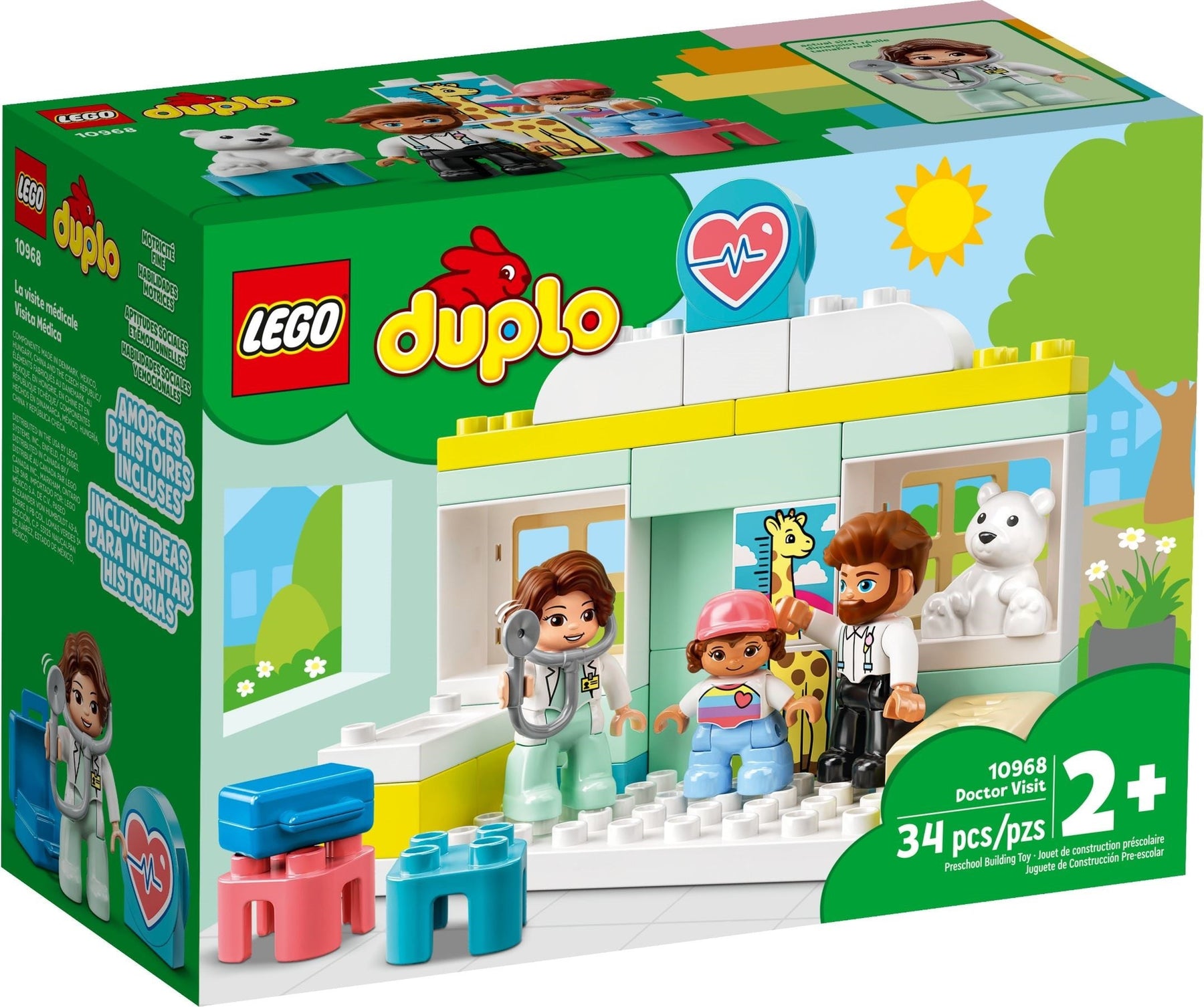 LEGO 10968 DUPLO Rescue Doctor Visit Playset - SuperSaverAU - view 1