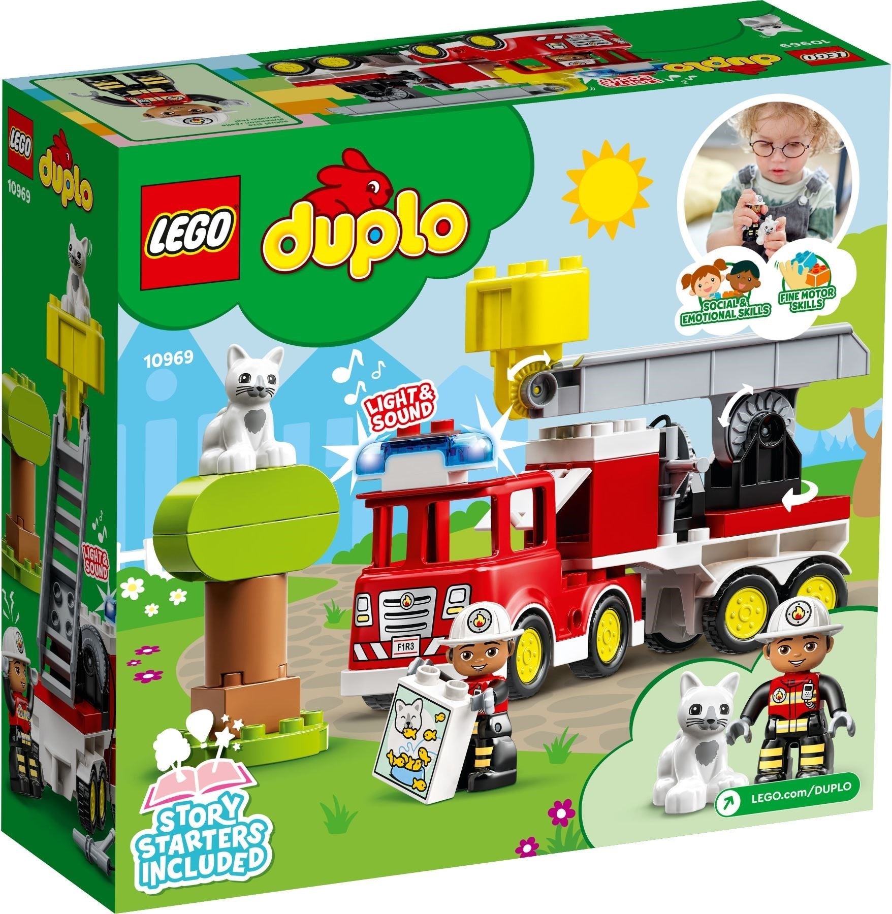 LEGO 10969 DUPLO Rescue Fire Truck with Lights & Sound - SuperSaverAU - view 4