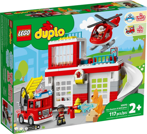 LEGO 10970 DUPLO Rescue Fire Station & Helicopter - SuperSaverAU - view 1