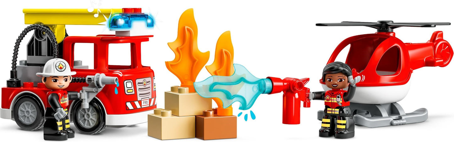 LEGO 10970 DUPLO Rescue Fire Station & Helicopter