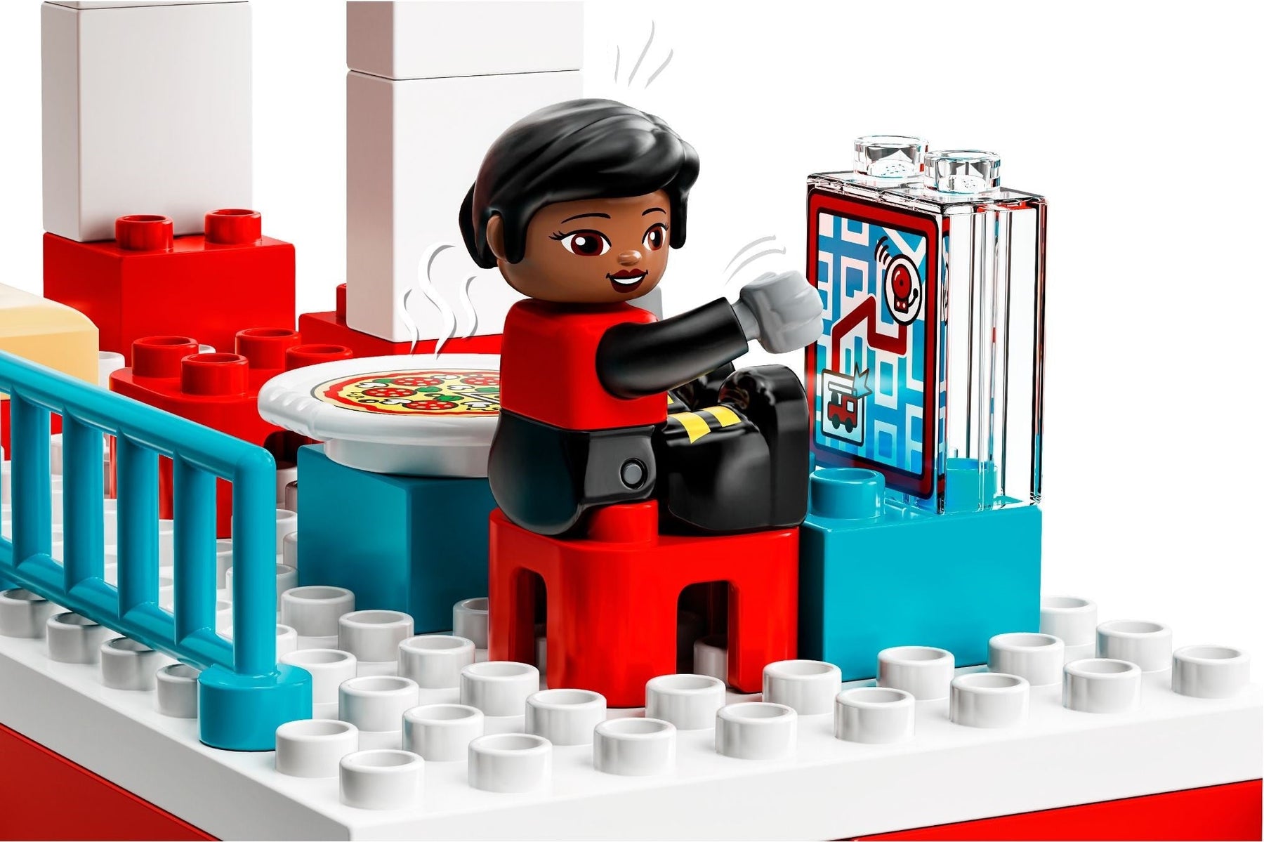 LEGO 10970 DUPLO Rescue Fire Station & Helicopter - SuperSaverAU - view 6