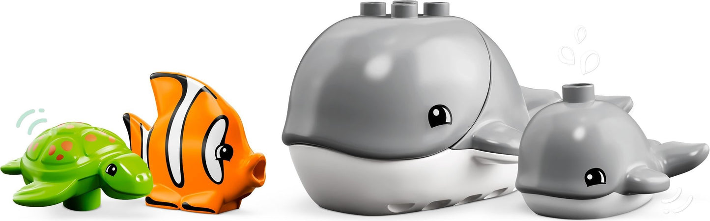 LEGO 10972 DUPLO Wild Ocean Animals | Toddler Learning Toy