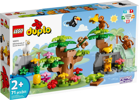 LEGO 10973 DUPLO Wild Animals of South America Jungle Playset - SuperSaverAU - view 1