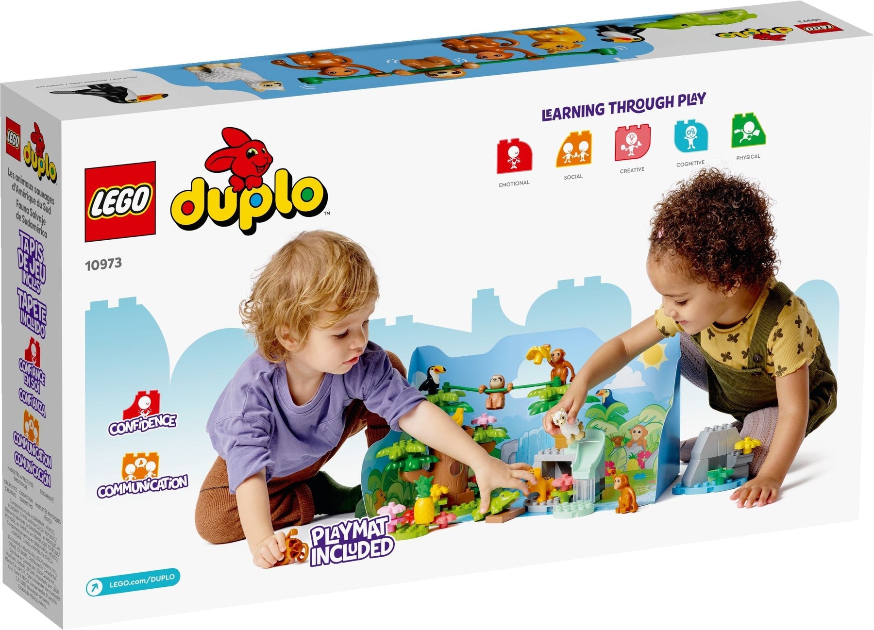 LEGO 10973 DUPLO Wild Animals of South America Jungle Playset - SuperSaverAU - view 4