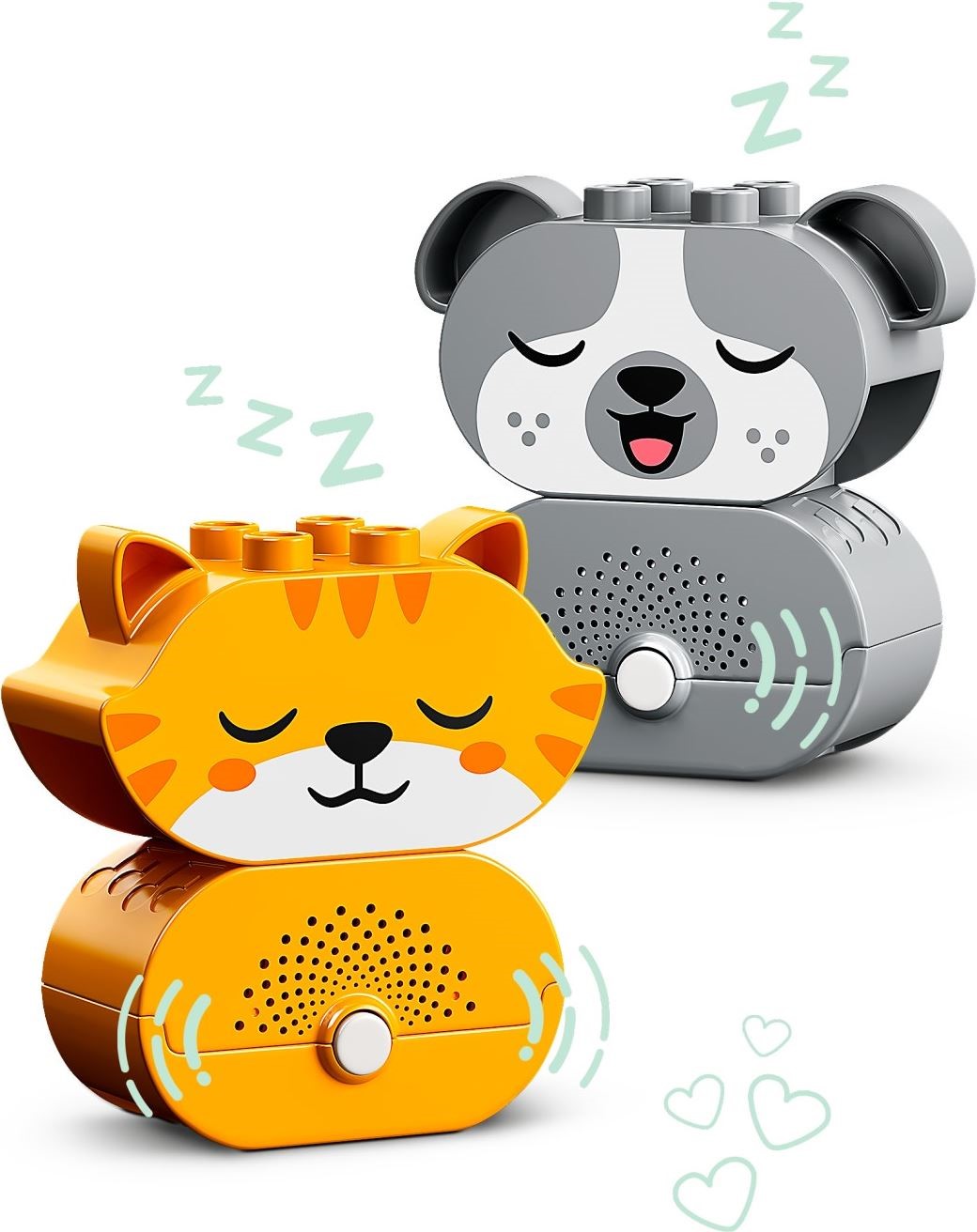 LEGO 10977 Puppy & Kitten Sounds Toy | DUPLO Animals for Toddlers 18+ Months