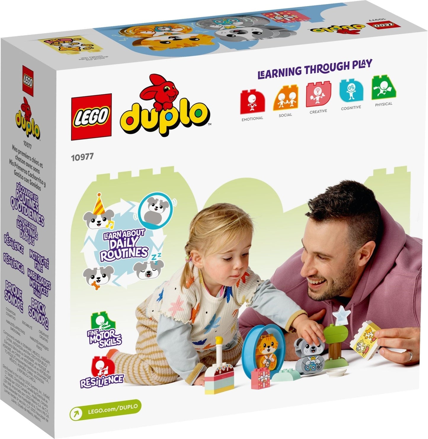 LEGO 10977 Puppy & Kitten Sounds Toy | DUPLO Animals for Toddlers 18+ Months