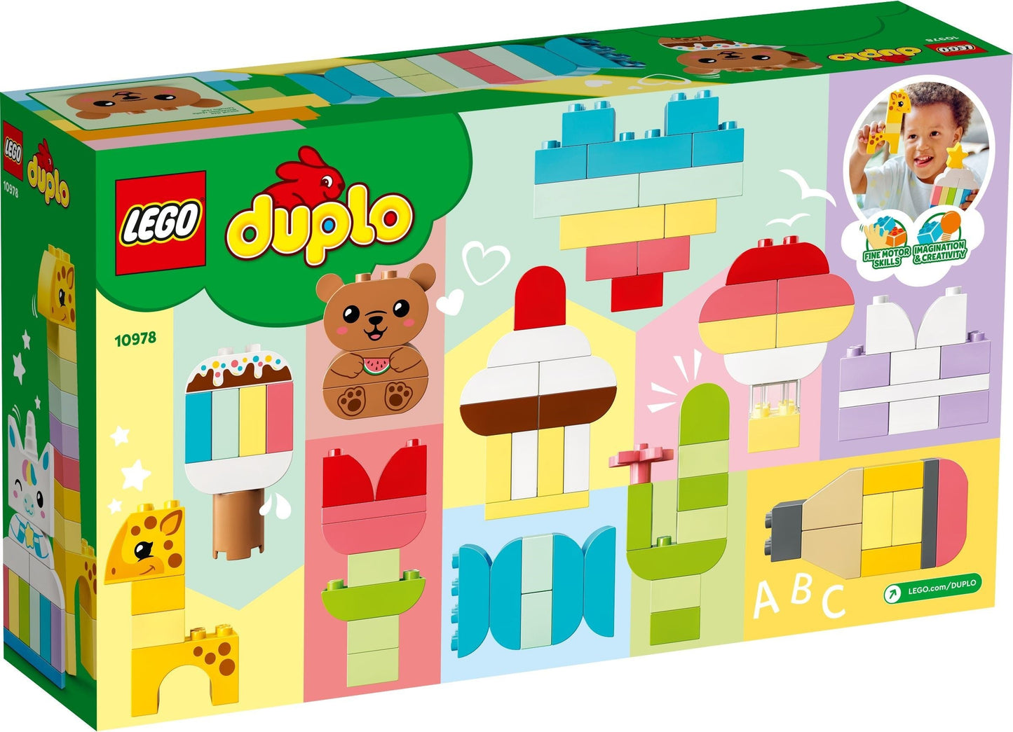 LEGO 10978 DUPLO Creative Building Bricks & Animals for Toddlers