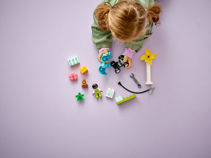 LEGO DUPLO 10984 Wind Turbine and Electric Car