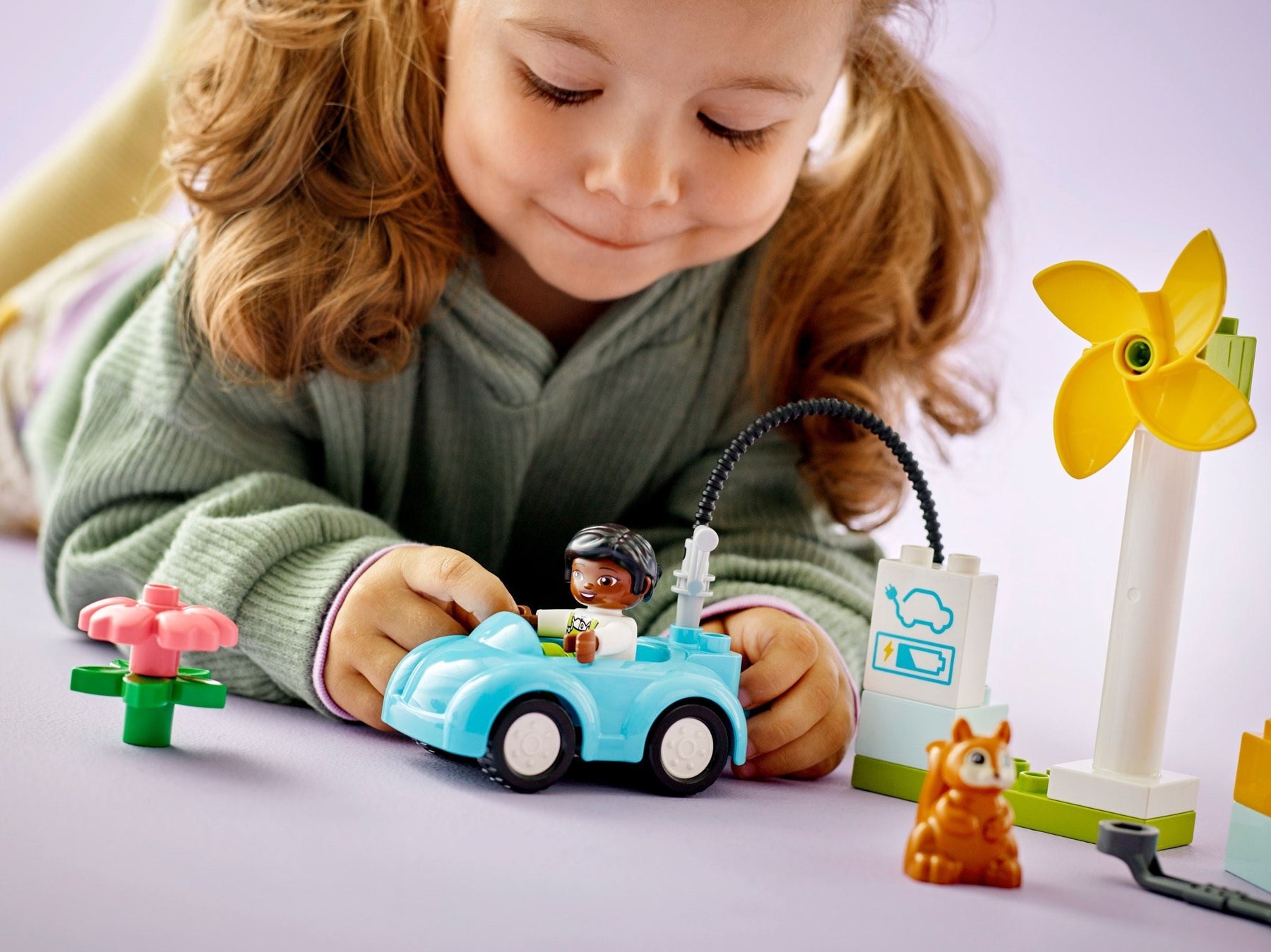 LEGO DUPLO 10984 Wind Turbine and Electric Car - SuperSaverAU - view 6