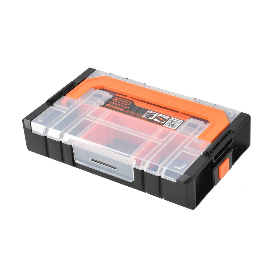 Tactix Interlock Case - Storage Box 258mm x 166mm x 58mm - Organise Small Items - SuperSaverAU - view 1