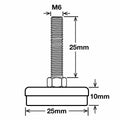 Richmond Fixed Levelling Foot 25mm Steel 4 Pack Adjustable Stable Base - SuperSaverAU - view 2
