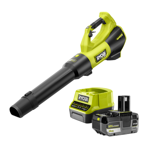 Ryobi 18V ONE+ HP Jet Blower 510CFM 5.0Ah Kit R18XBLW55 - Efficient Debris Clearance - SuperSaverAU - view 1
