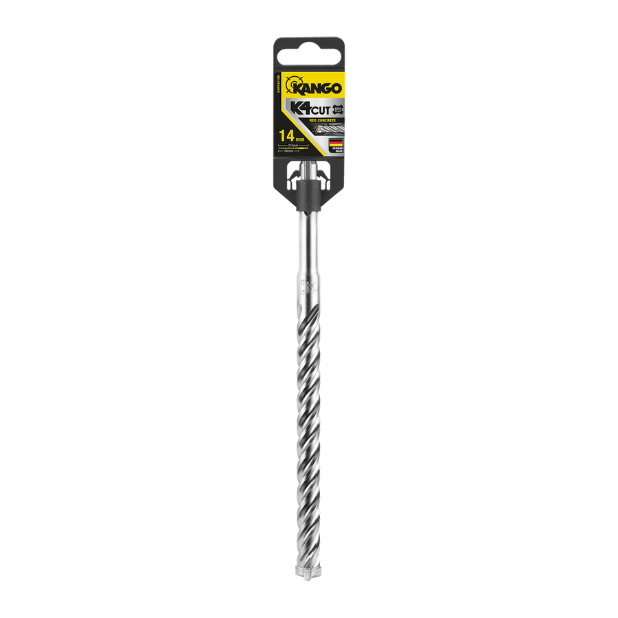 Kango SDS Plus Drill Bit - 14mm x 210mm - Steel - Low Vibration Performance - SuperSaverAU - view 1