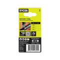Ryobi 3 Piece Rotary Chainsaw Sharpening Stones Set - 5/32”, 3/16”, 7/32” - Durable Aluminium Oxide - SuperSaverAU - view 2