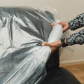 Packz 2 3 Seater Lounge Cover 1820 x 3050mm - Clear - Reusable Protection - SuperSaverAU - view 2