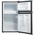 Mykin 87L Top Mount Bar Fridge - Stainless Steel, Separate Freezer, 40dB Quiet - MBF91S