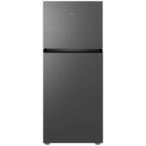 TCL 420L Top Mount Refrigerator - Frost Free, Inverter Compressor, Grey Finish - TRF491TG