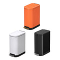 10L Stainless Steel Hands-Free Pedal Bin - Black - view 3