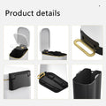 10L Stainless Steel Hands-Free Pedal Bin - Black - view 5