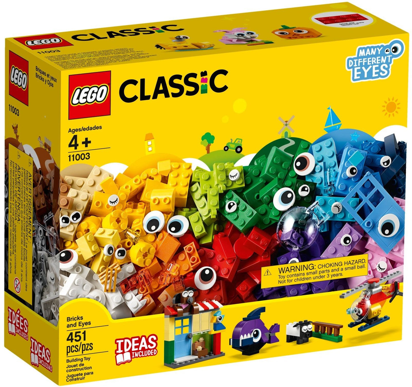 LEGO 11003 Bricks & Eyes - Creative Building Set 4+