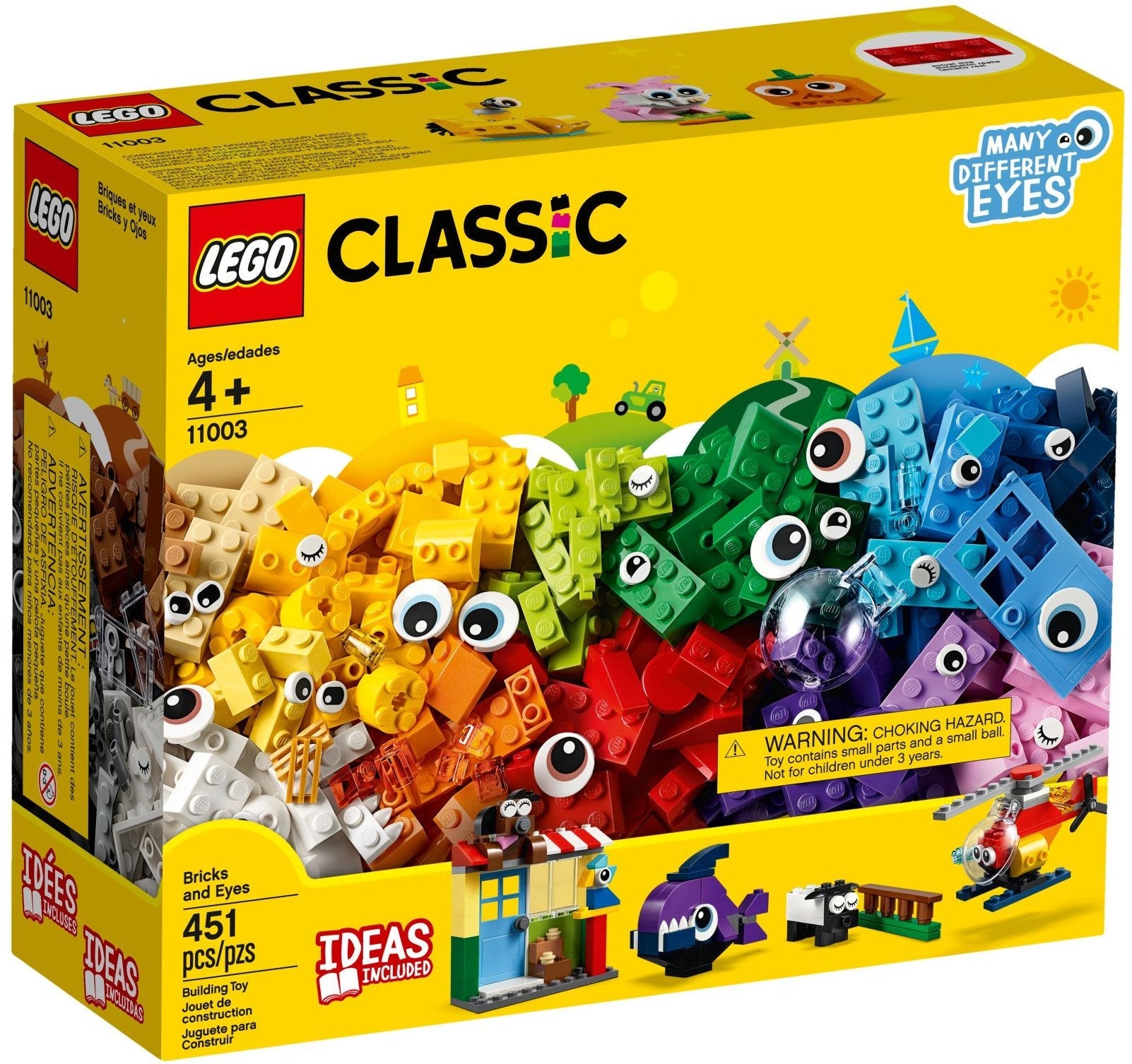 LEGO 11003 Bricks & Eyes - Creative Building Set 4+ - SuperSaverAU - view 1