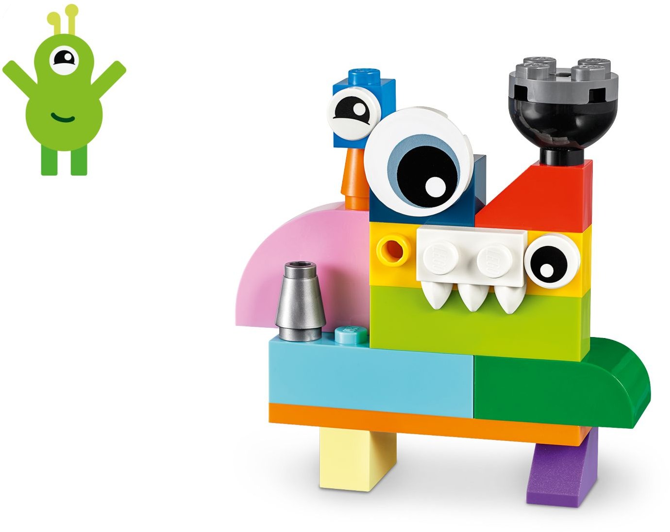 LEGO 11003 Bricks & Eyes - Creative Building Set 4+ - SuperSaverAU - view 3