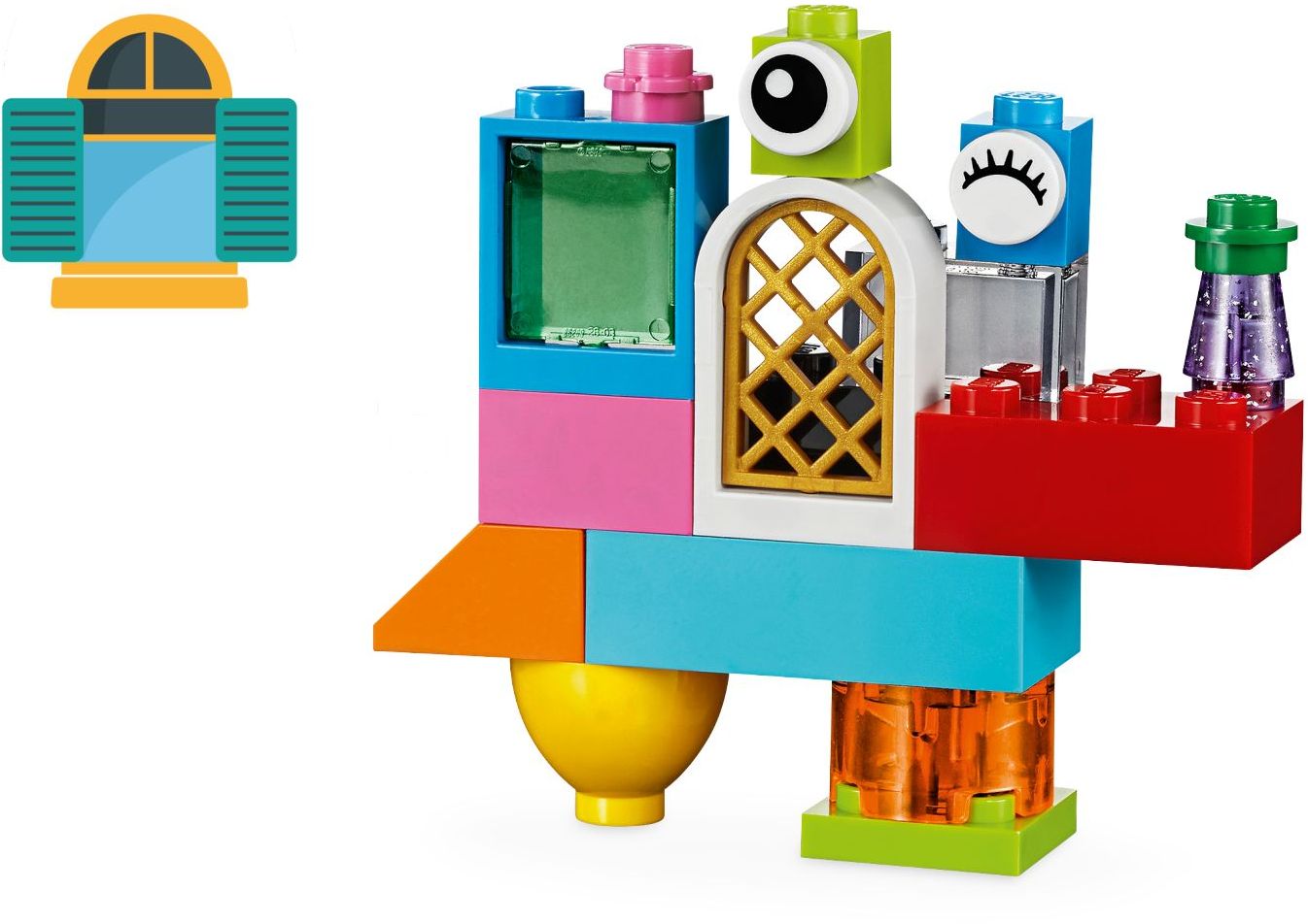 LEGO 11004 Windows of Creativity Building Set (450 Pieces) - SuperSaverAU - view 3