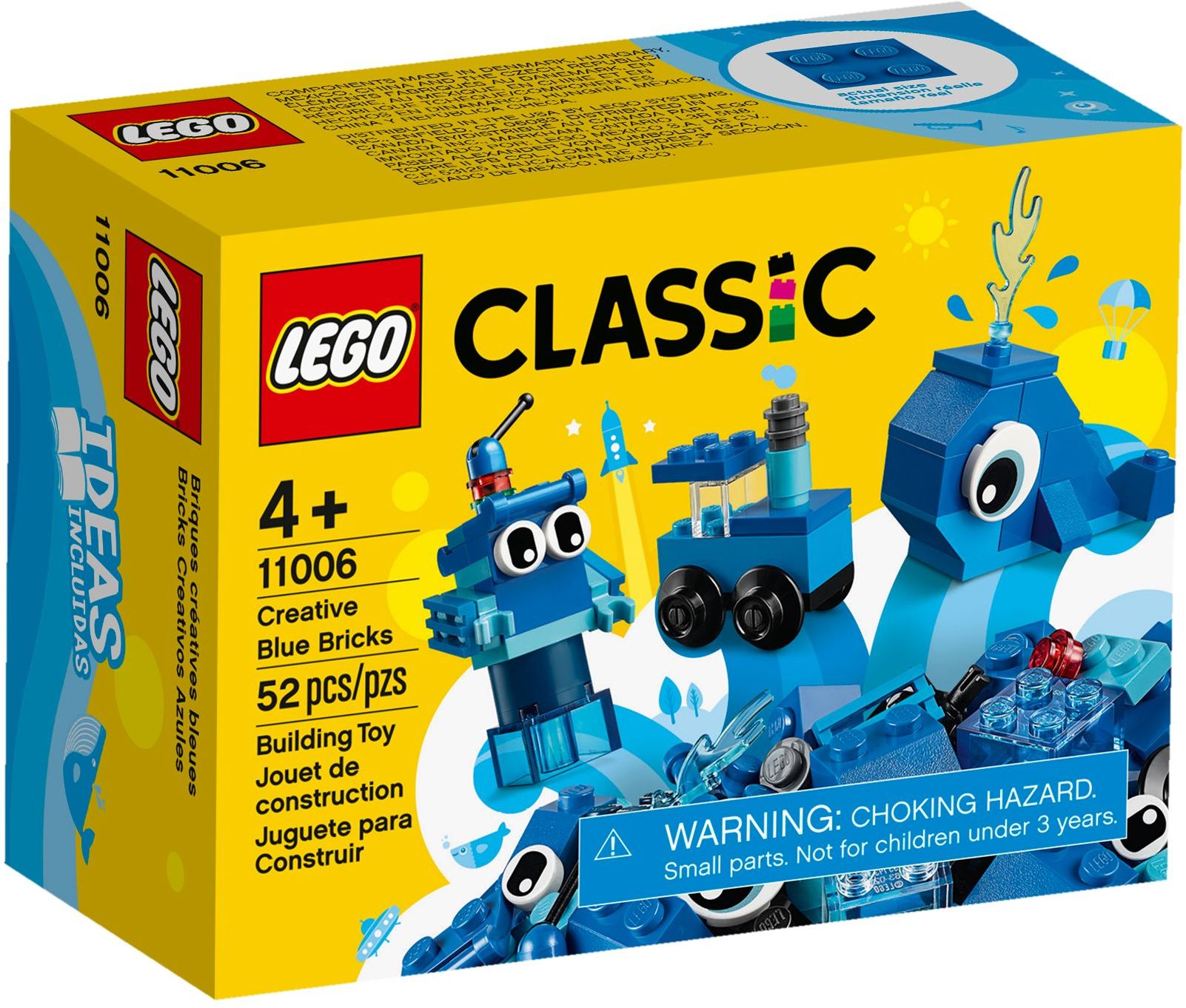 LEGO 11006 Creative Blue Bricks - Build, Play & Learn - SuperSaverAU - view 1