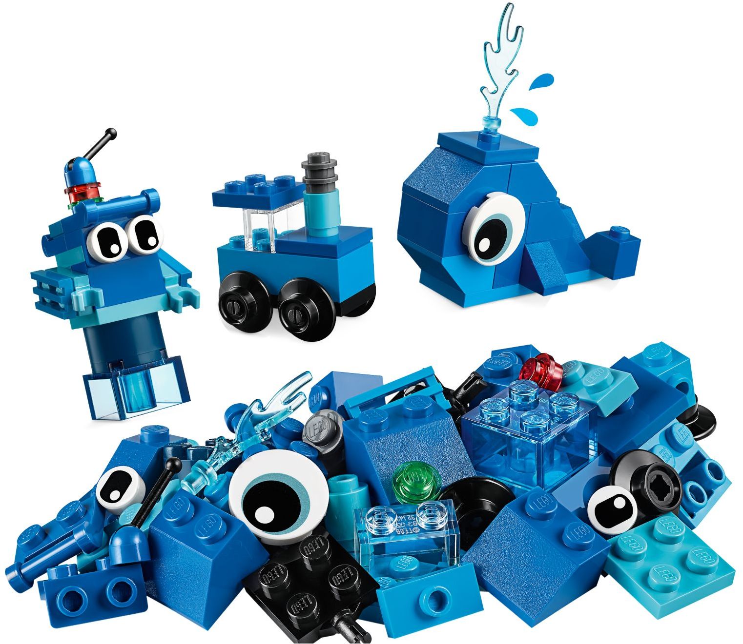 LEGO 11006 Creative Blue Bricks - Build, Play & Learn - SuperSaverAU - view 2