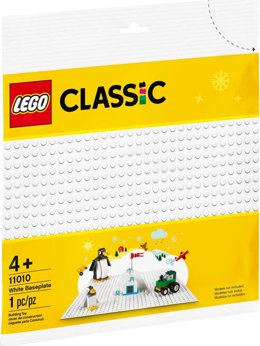 LEGO 11010 White Baseplate 32x32 Studs Building Plate