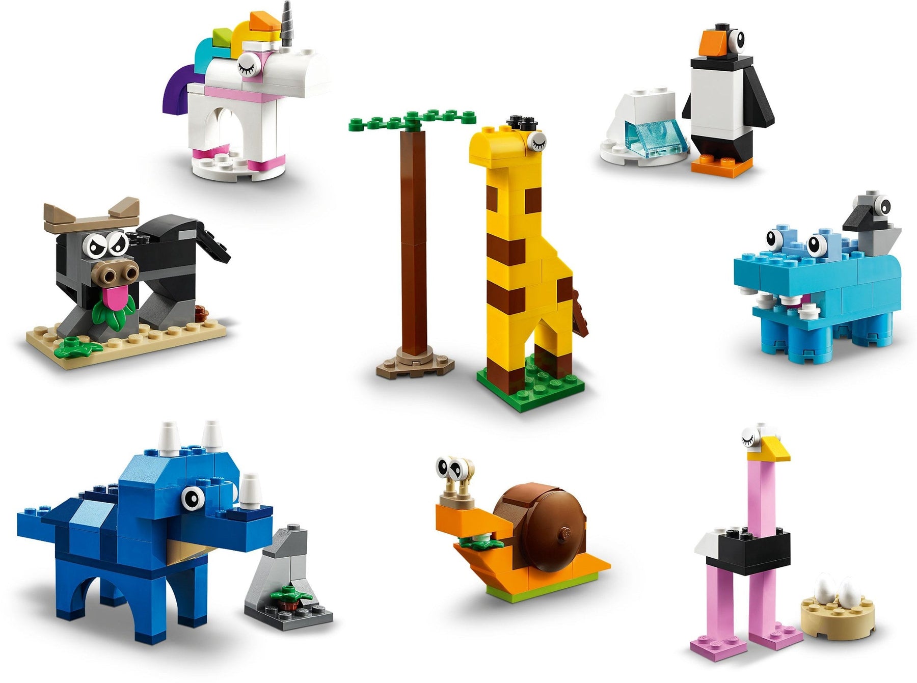 LEGO 11011 Animals Building Set 1500 Bricks Kids Creative Play 4+ - SuperSaverAU - view 2
