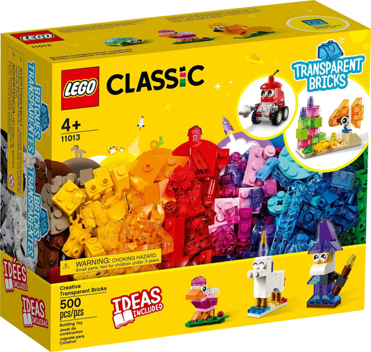 LEGO Classic Series 11013 Creative Transparent Bricks- Auzzi Store